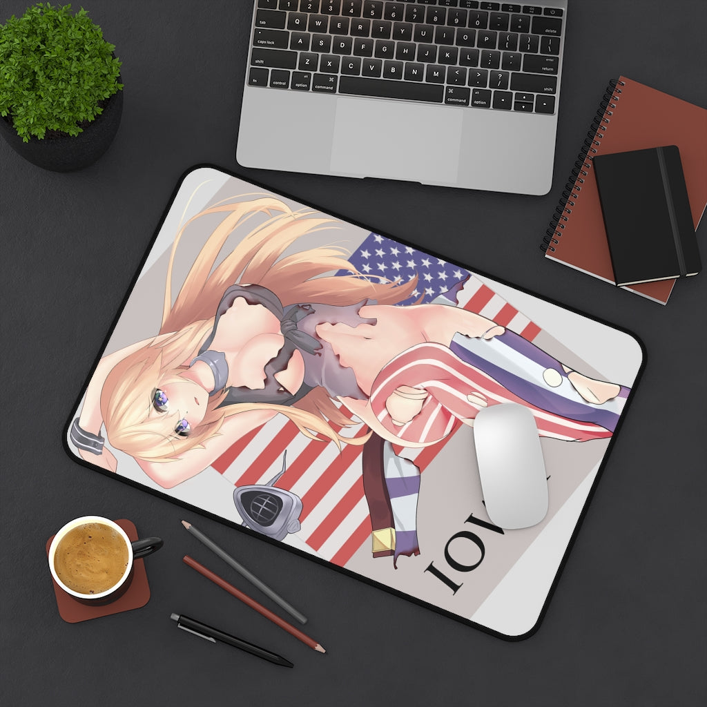 Kancolle Iowa Anime Mousepad - Kantai Collection Large Desk Mat - Kankore Ecchi Mouse Pad