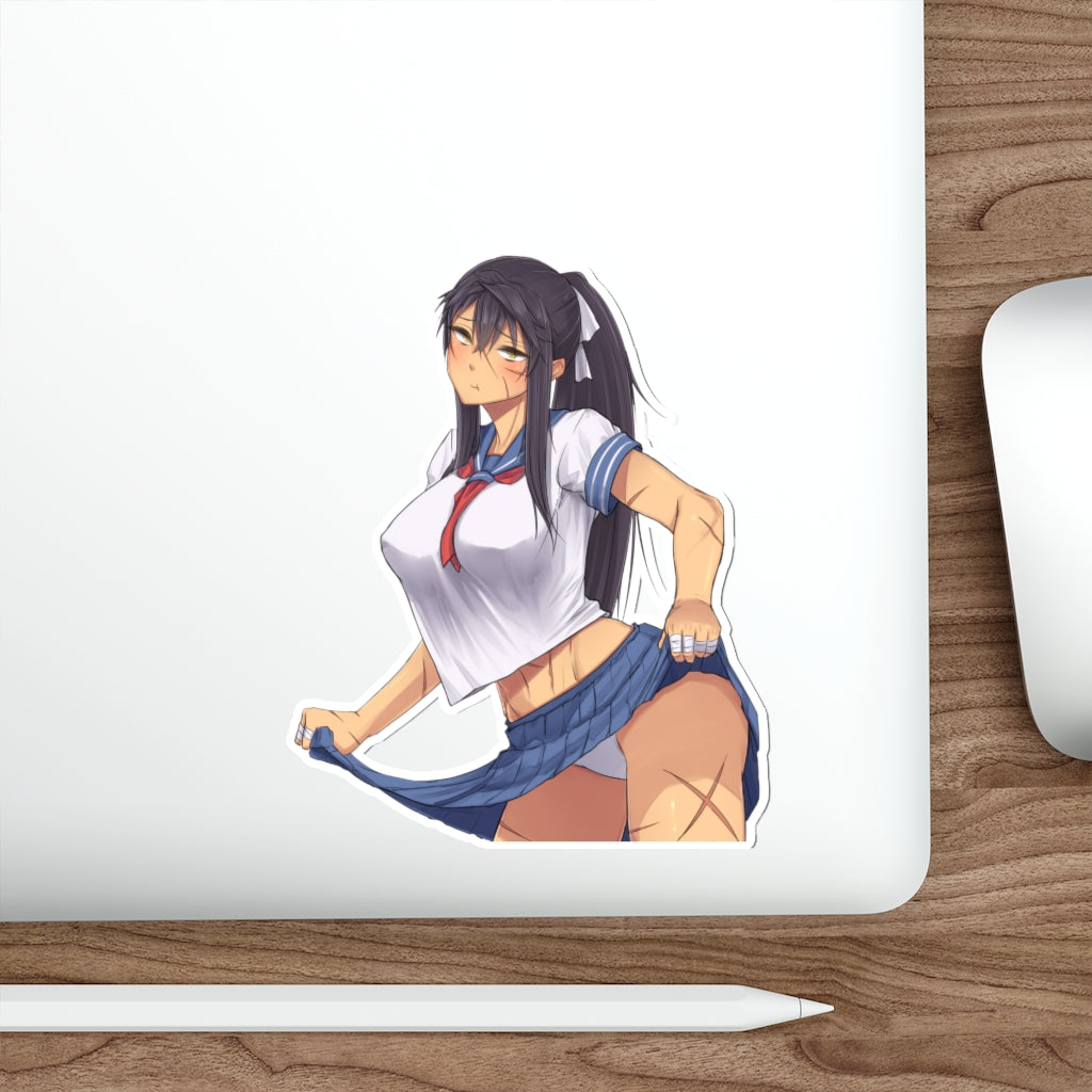 Touken Ranbu Doudanuki Masakuni Sexy Seifuku Panties Waterproof Sticker - Ecchi Vinyl Decal