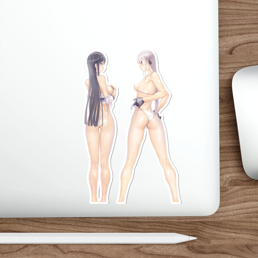 Danganronpa Sexy Bikini Sayaka Maizono and Kyoko Kirigiri Waterproof Sticker - Ecchi Vinyl Decal