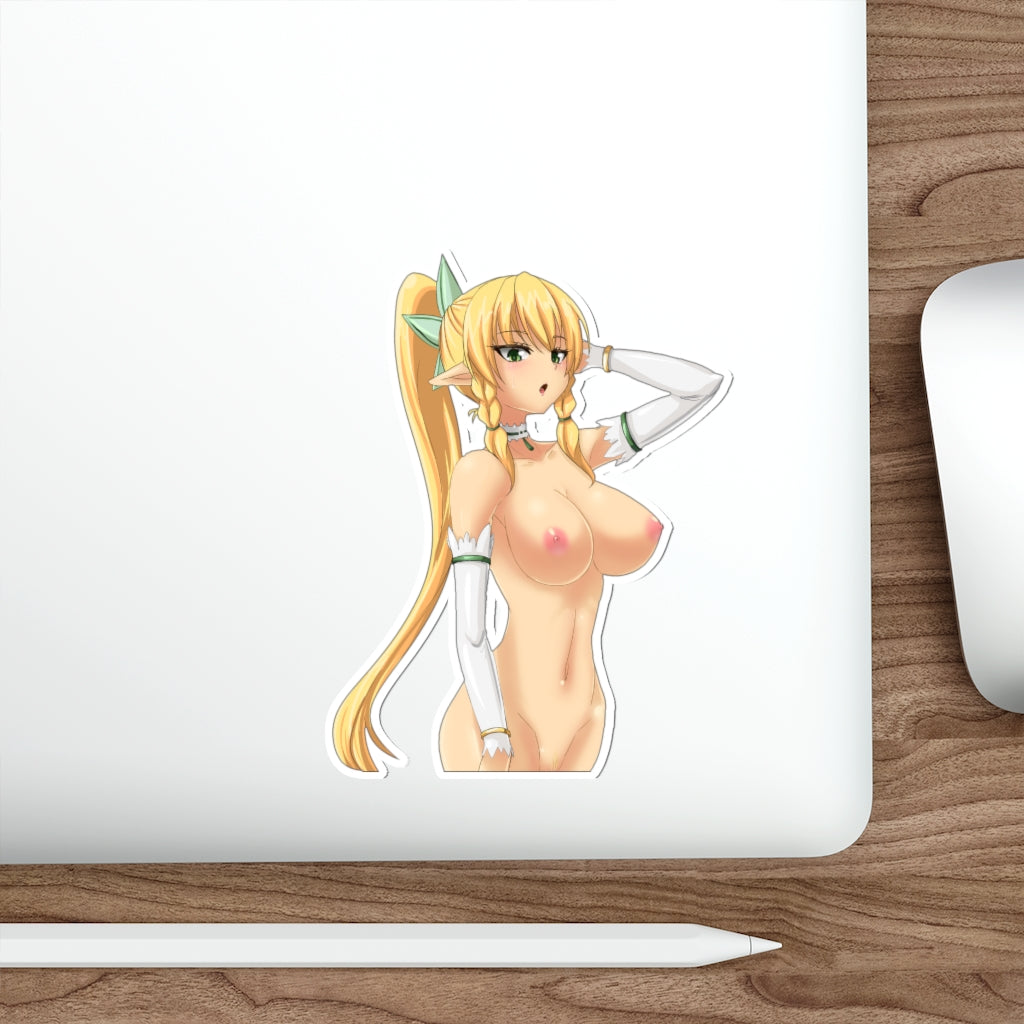 Leafa Nude Boobs Sword Art Online Waterproof Sticker - Ecchi Vinyl Decal