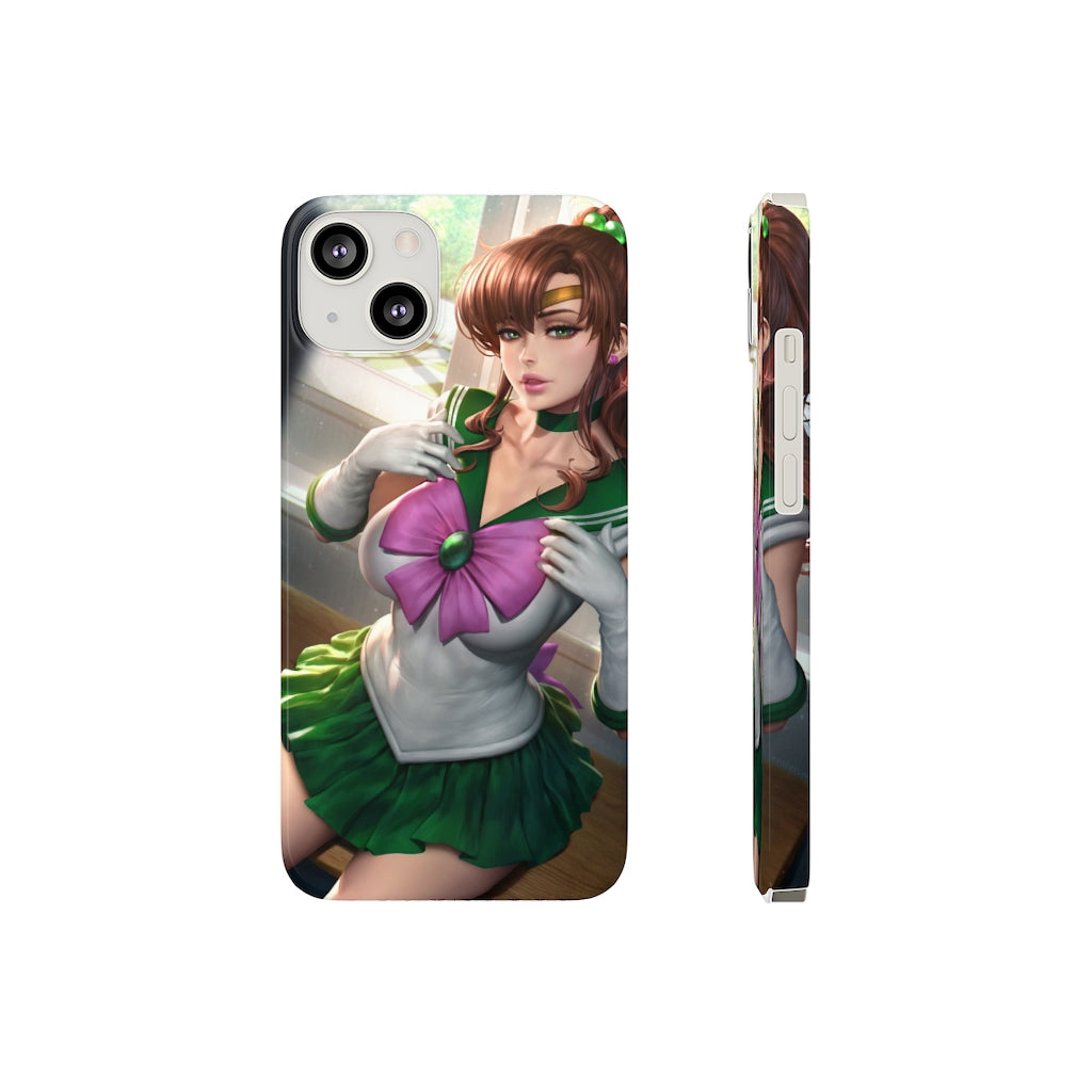 iPhone 13 Case - iPhone 12 Case - Sailor Jupiter Anime Phone Case - Sailor Moon Phone Case