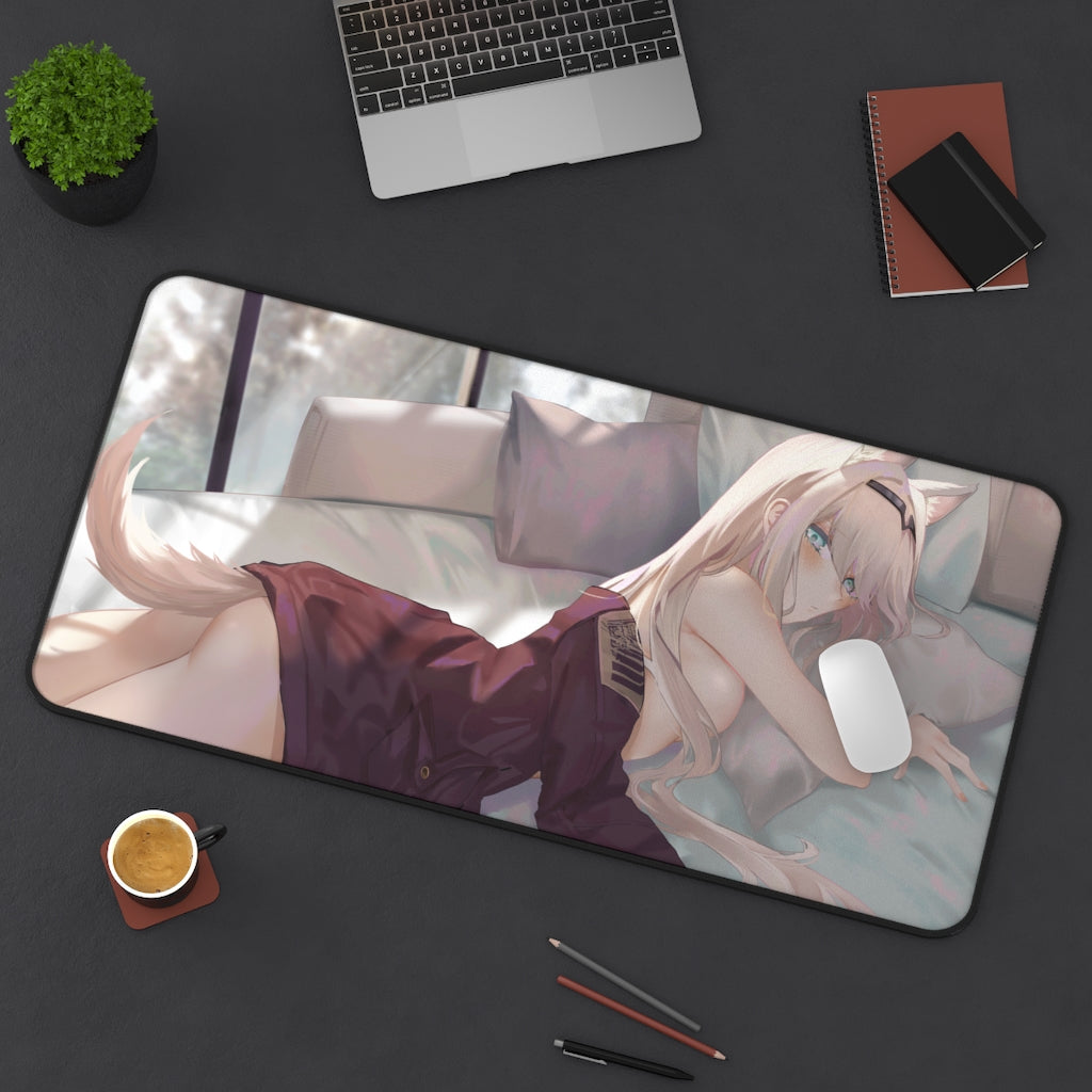 Girls Frontline Ecchi Mousepad - Neko An-94 Large Desk Mat - Playmat