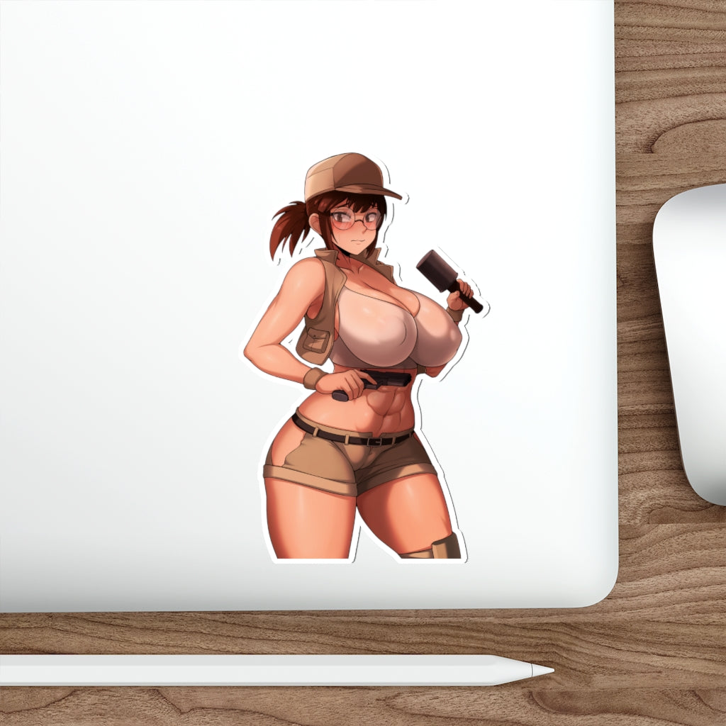 Big Boobs Fio Germi Metal Slug Waterproof Sticker - Ecchi Vinyl Decal