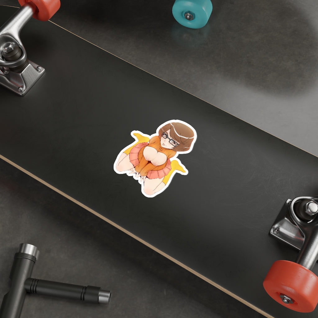 Velma Nude Tits Scooby Doo Waterproof Sticker - Ecchi Vinyl Decal