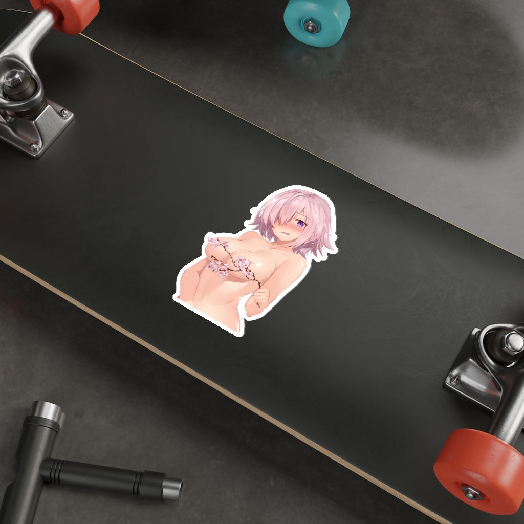 Fate Grand Order Sakura Nude Boobs Mash Kyrielight Waterproof Sticker - Ecchi Vinyl Decal