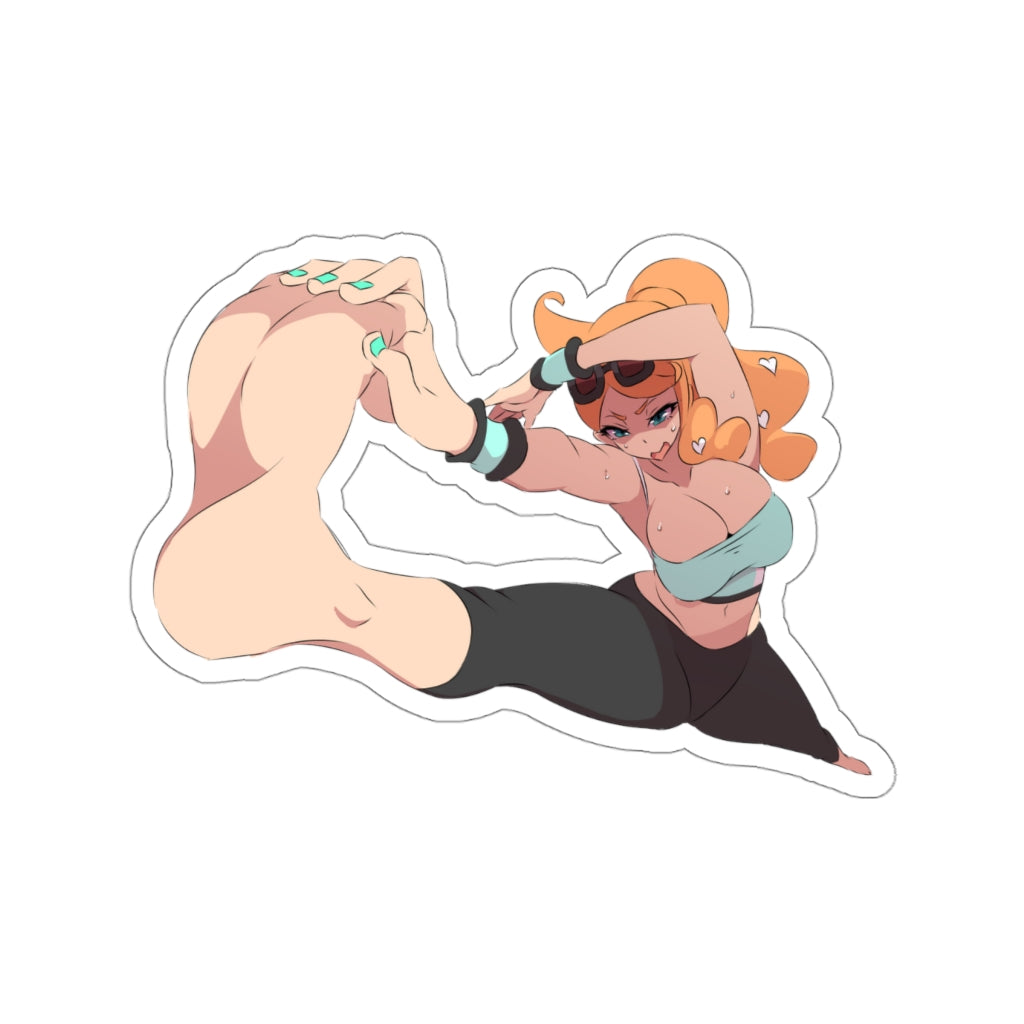 Sexy Yoga Sonia Pokemon Waterproof Sticker - Ecchi Vinyl Decal