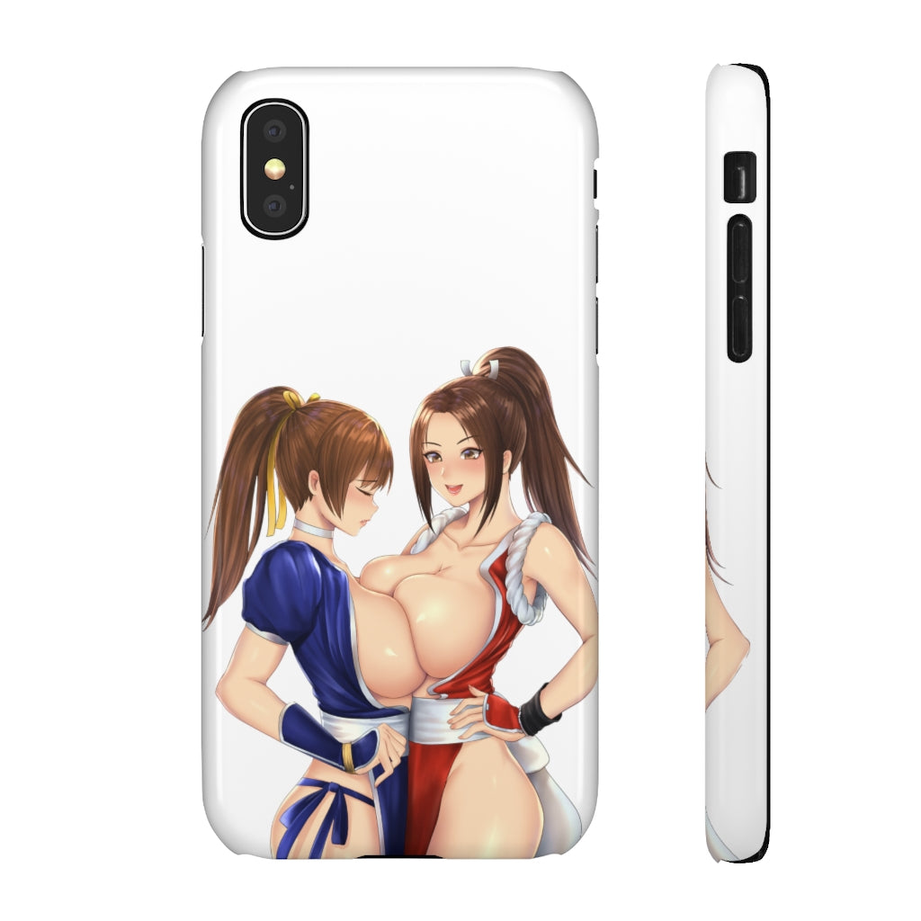 Oppai Anime Phone Case - Kawaii Aesthetic Snap Case - iPhone 13