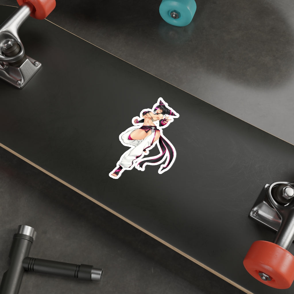 Sexy Han Juri Street Fighter Waterproof Sticker - Ecchi Vinyl Decal