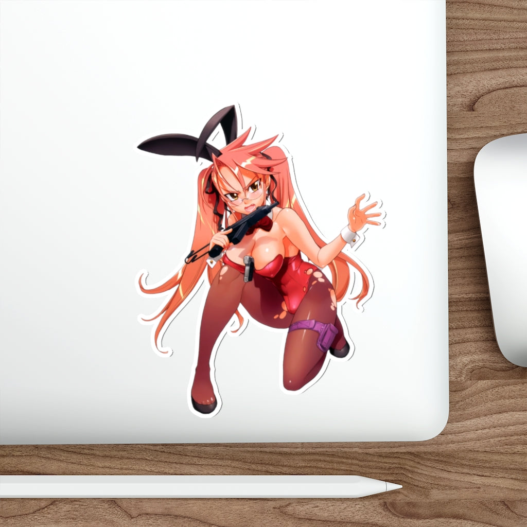 Highschool of the Dead Saya Takagi Sexy Bunny Girl Waifu Waterproof Sticker - Ecchi Vinyl Decal