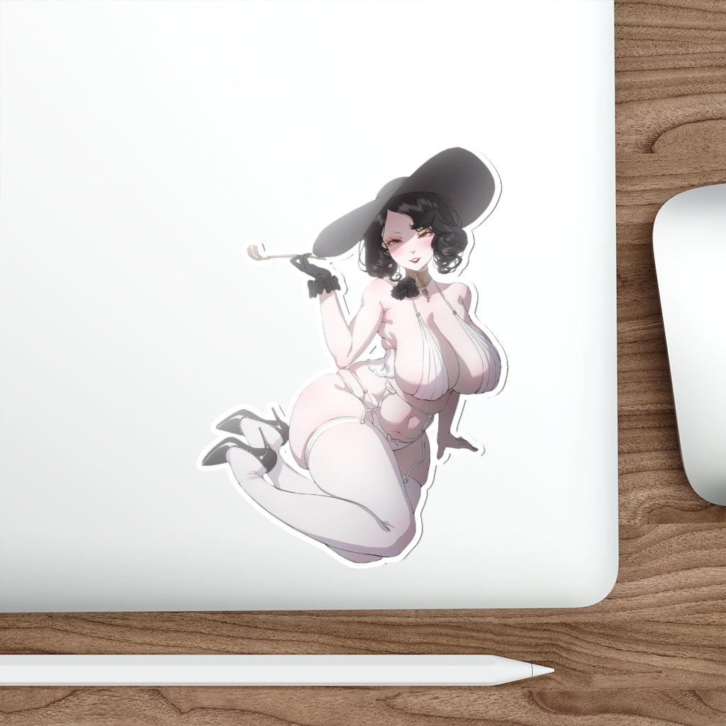 Resident Evil Village Thick Boobs Waifu Alcina Dimitrescu Waterproof Sticker - Ecchi Vinyl Decal