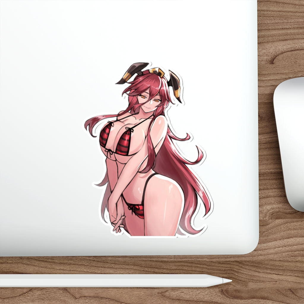 Sexy Bikini Tits Mym Dragalia Lost Waterproof Sticker - Ecchi Vinyl Decal