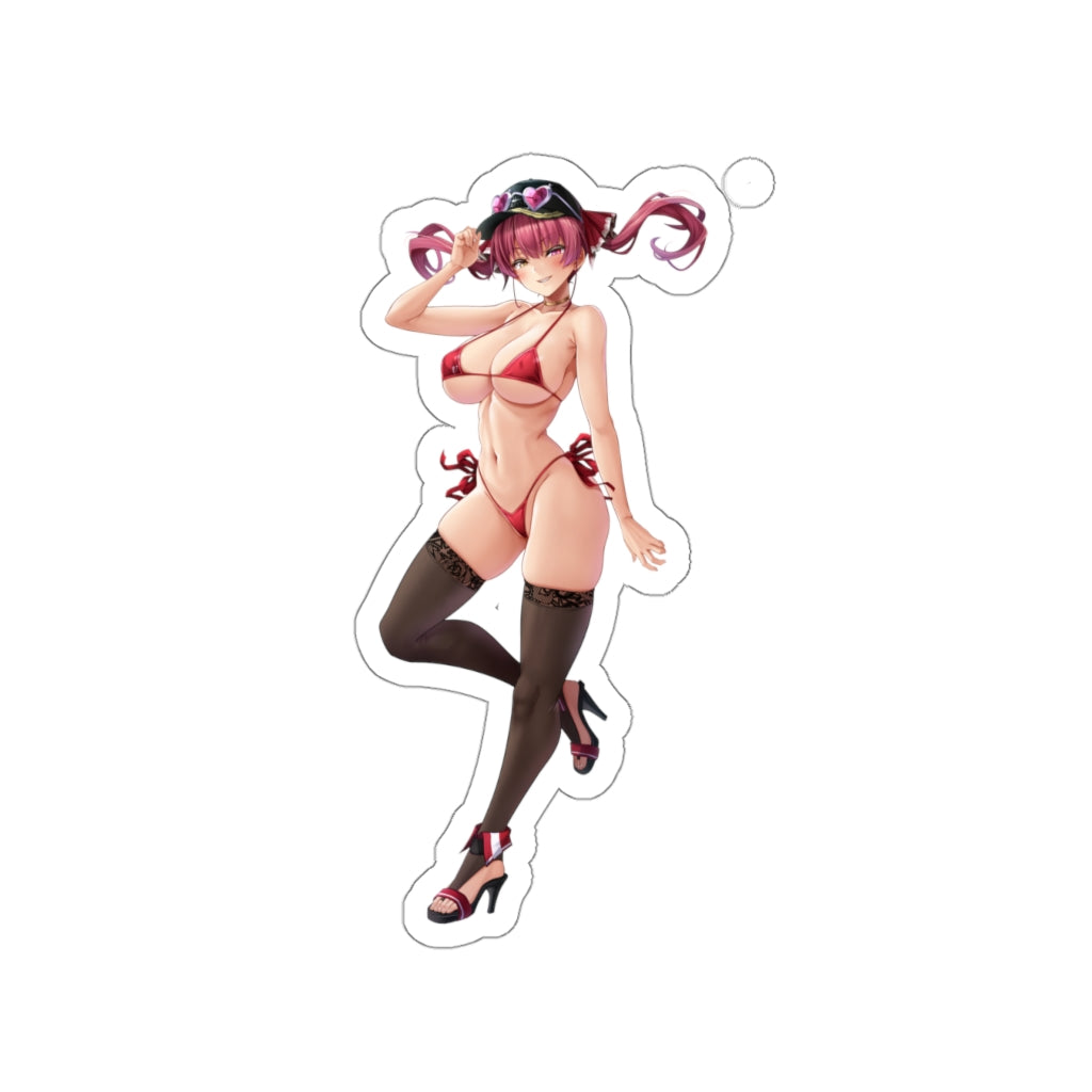 Sexy Bikini Hololive Houshou Marine Waterproof Sticker - Ecchi Vinyl Decal