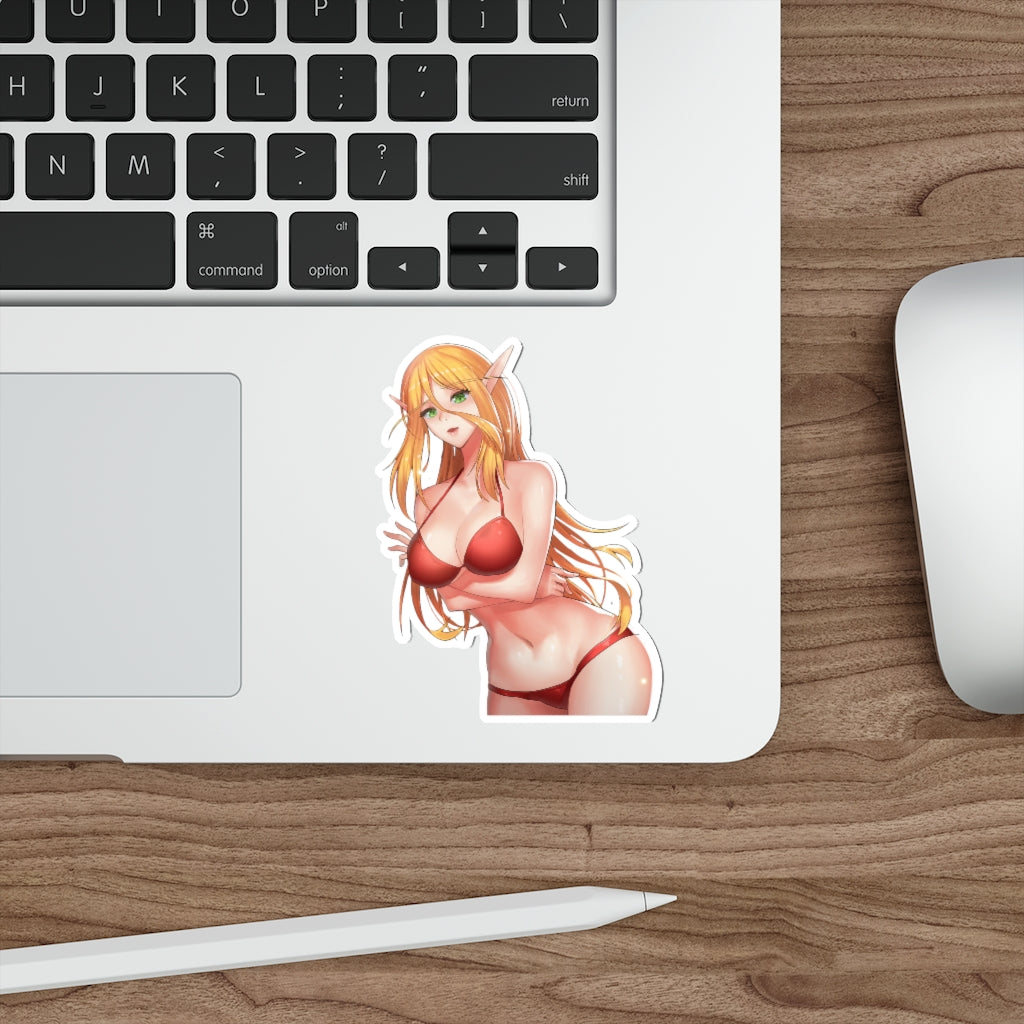 Sexy Bikini Valeera Sanguinar World of Warcraft Waterproof Sticker - Ecchi Vinyl Decal