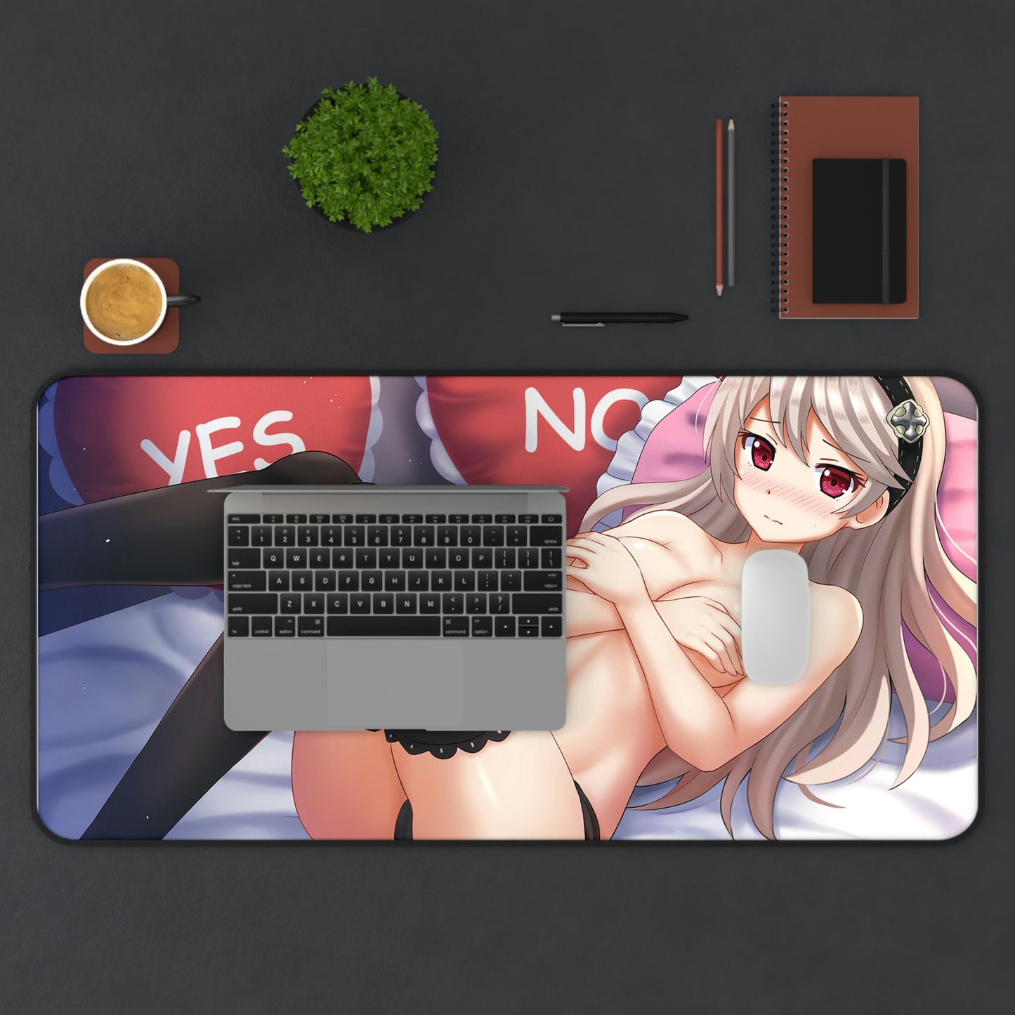 Fire Emblem Fates Mousepad - Nude Female Corrin Large Ecchi Desk Mat - Mouse Pad - MTG Playmat