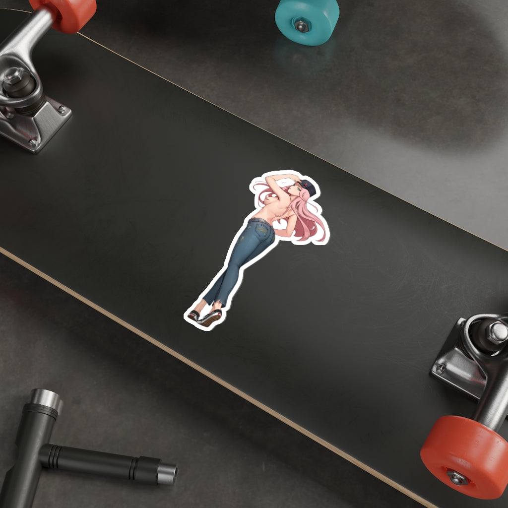 Zero Two Sexy Jeans Waterproof Sticker - Ecchi Decal - Darling in the Franxx