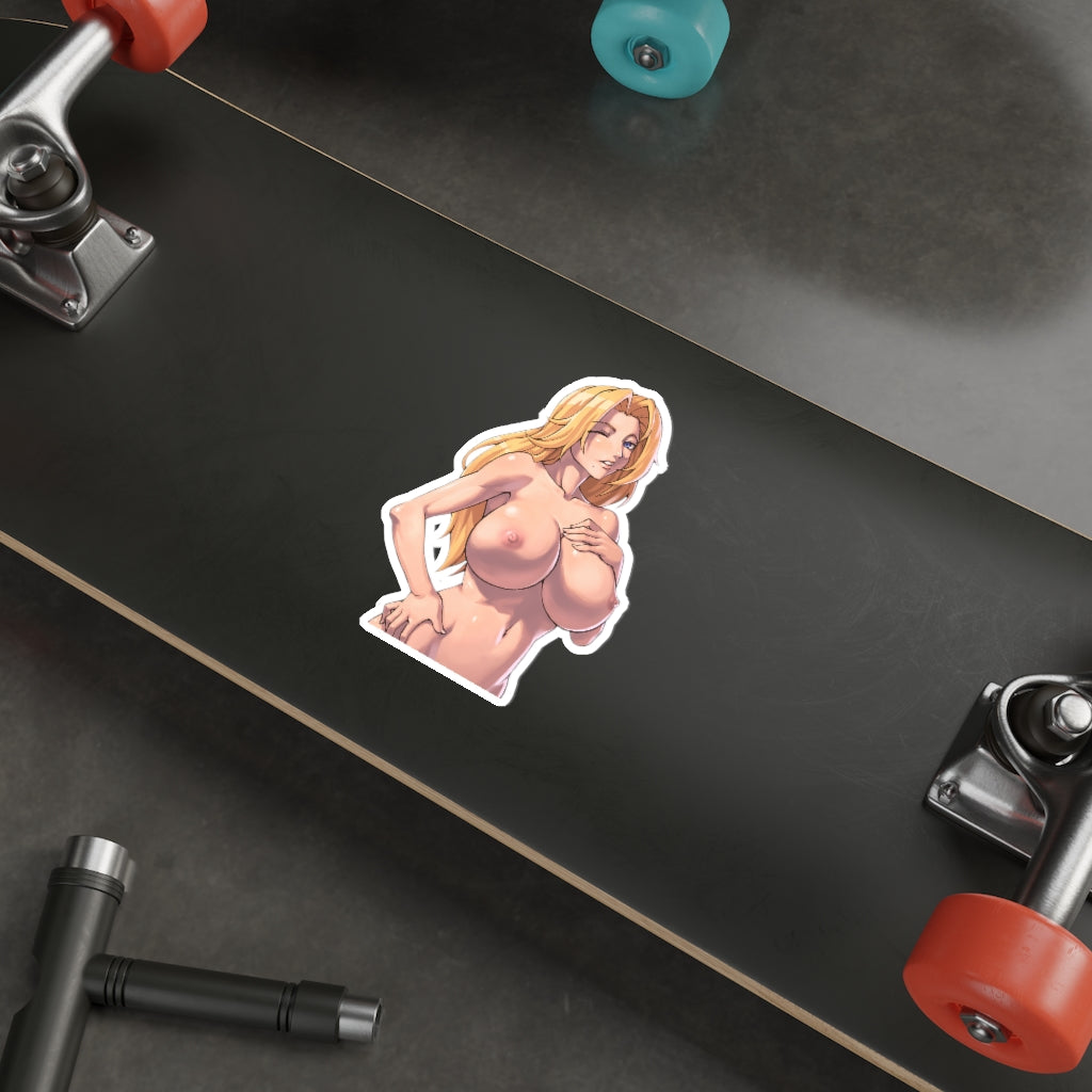 Topless Matsumoto Rangiku Bleach Waterproof Sticker - Ecchi Vinyl Decal