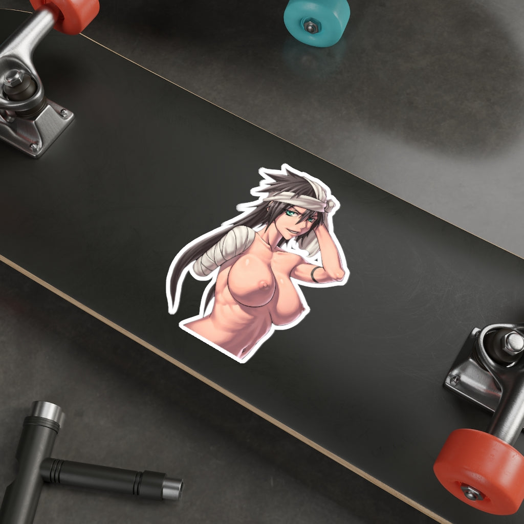 Topless Shiba Kuukaku Bleach Waterproof Sticker - Ecchi Vinyl Decal