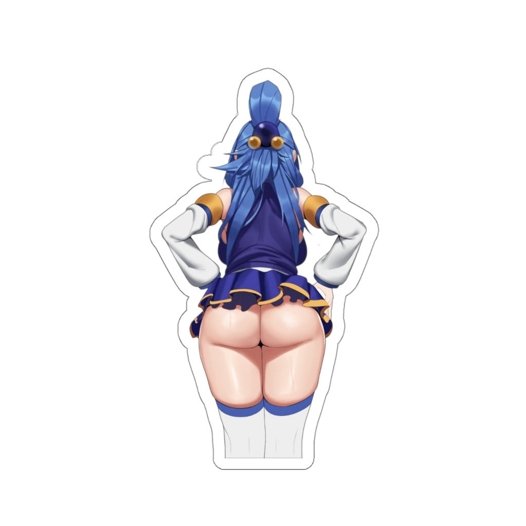 Sexy Ass Aqua KonoSuba Waterproof Sticker - Ecchi Vinyl Decal