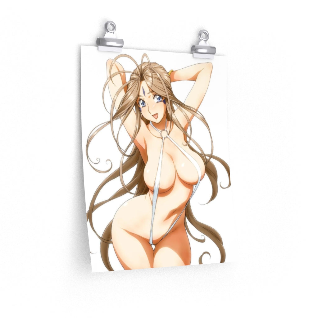 Affiche sexy en micro bikini Belldandy Ah My Goddess - Affiche verticale mate de qualité supérieure obscène - Art mural pour adultes