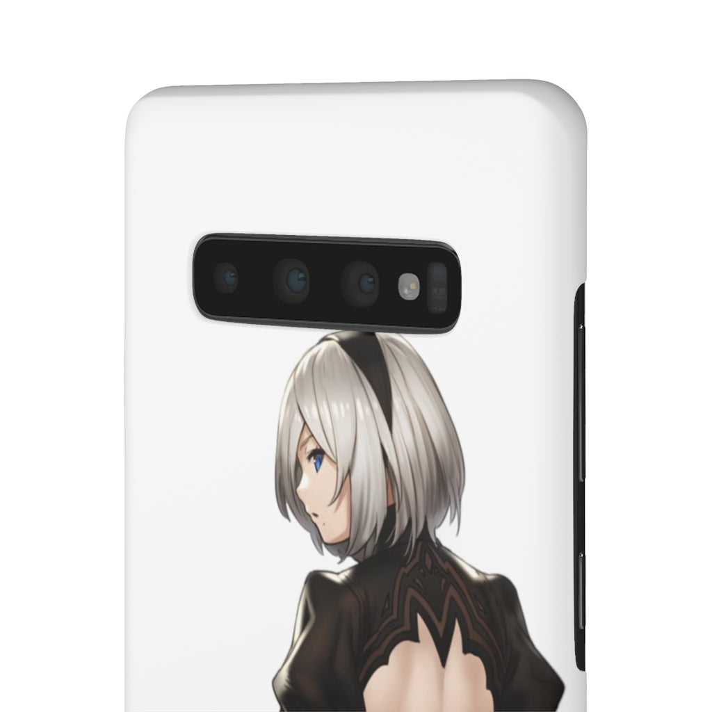 2B Anime Phone Case - Nier Automata Kawaii Aesthetic Snap Case