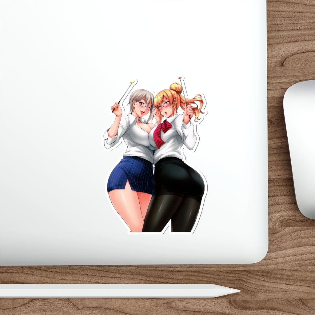 Food Wars Sexy Teachers Nakiri Cousins Waterproof Sticker - Ecchi Vinyl Decal