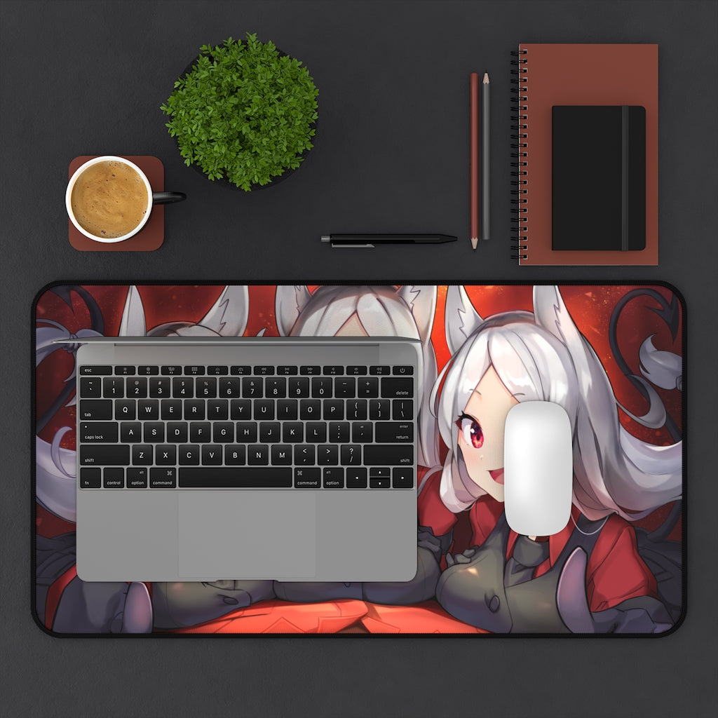 Cerberus Uniform Desk Mat - Large Helltaker Mousepad - Gaming Playmat