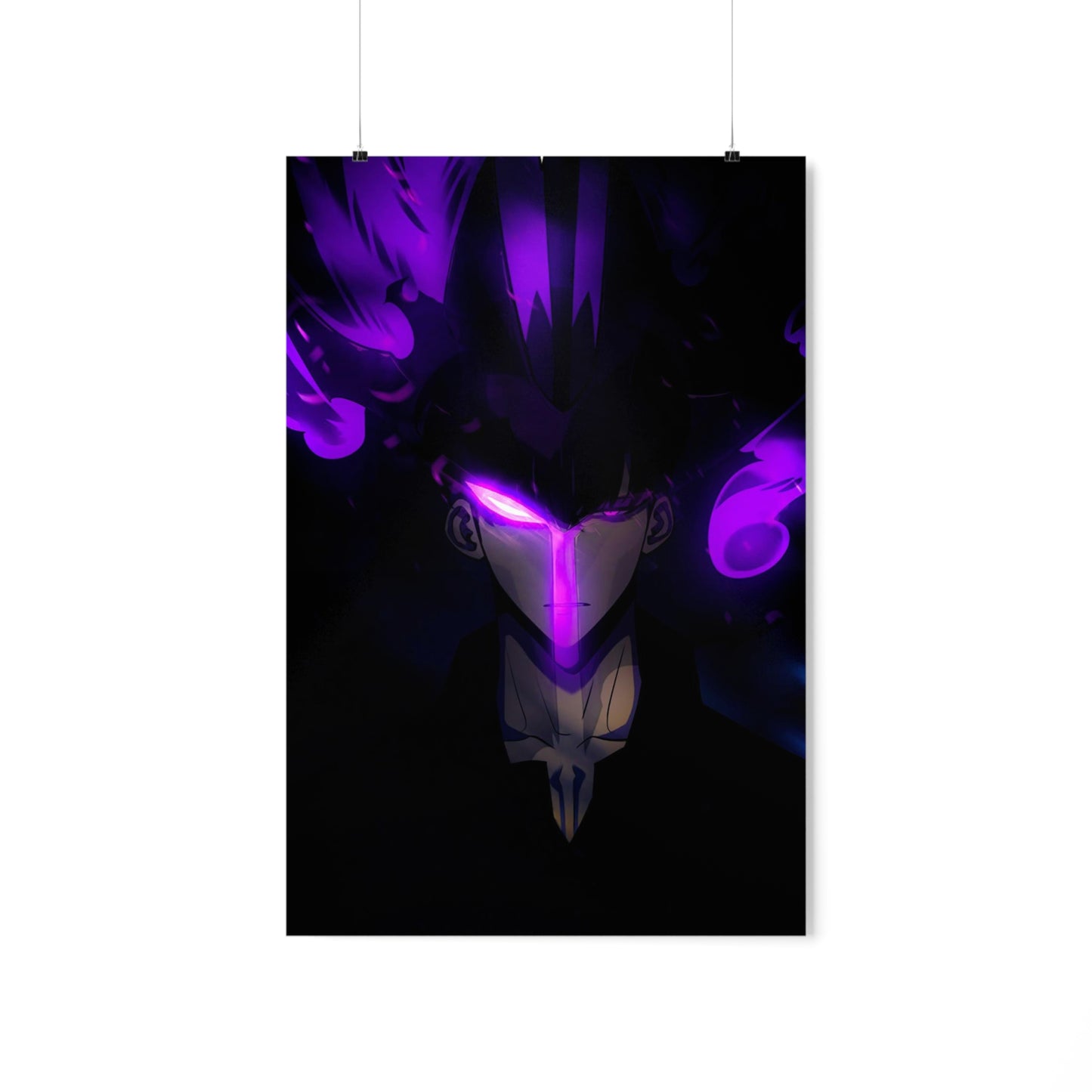 Solo Leveling Poster - Premium Matte Vertical Poster - Shadow Monarch Anime Wall Art Decor