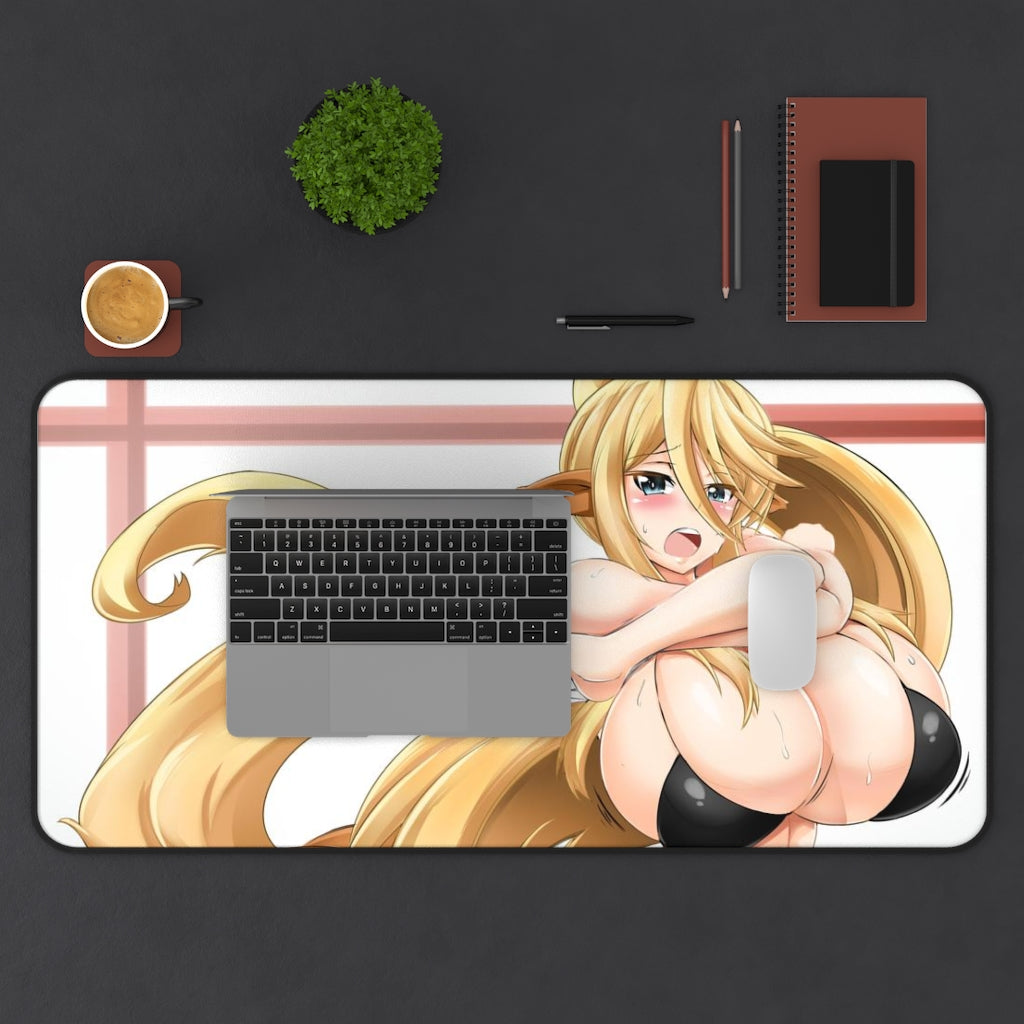 Monster Musume Sexy Mousepad - Centorea Shianus Big Boobs Anime Desk Mat - Ecchi Furry Monster Girl Playmat