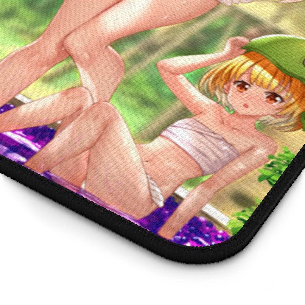 Sexy Kohaku and Ruri Dr Stone Gaming Desk Mat - Anime Mousepad - Sexy Girl Playmat