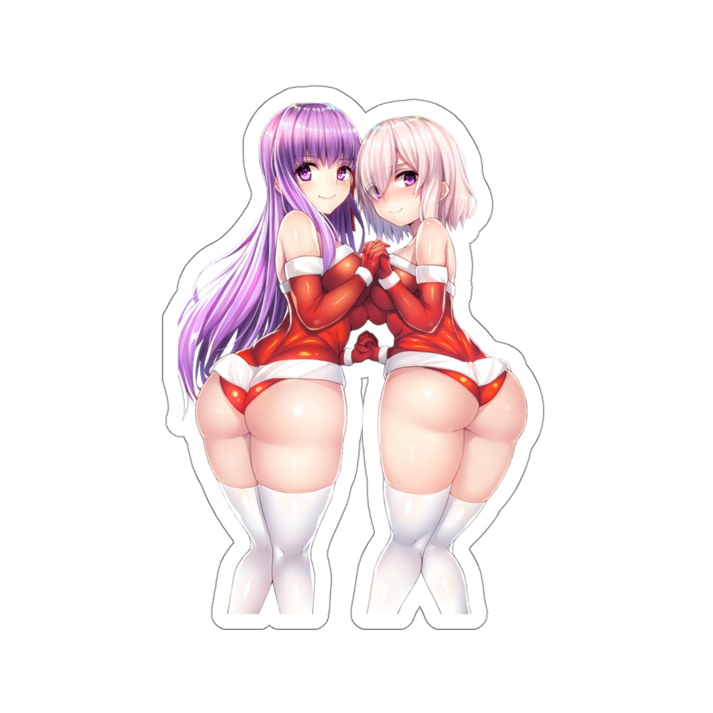 BB and Mash Kyrielight Sexy Christmas Fate Grand Order Waterproof Sticker - Ecchi Vinyl Decal