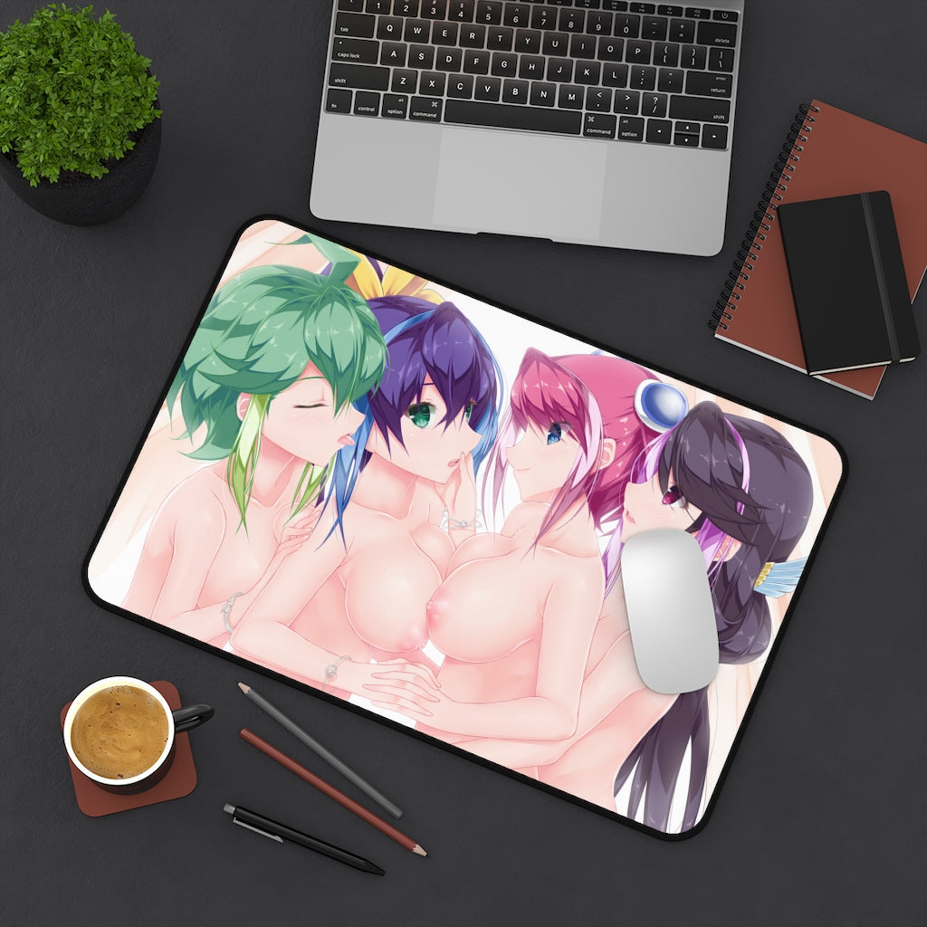 Nude Tits Sexy Bracelet Girls Waifus Yugioh Desk Mat - Lewd Mousepad - Sexy Anime Girls Playmat