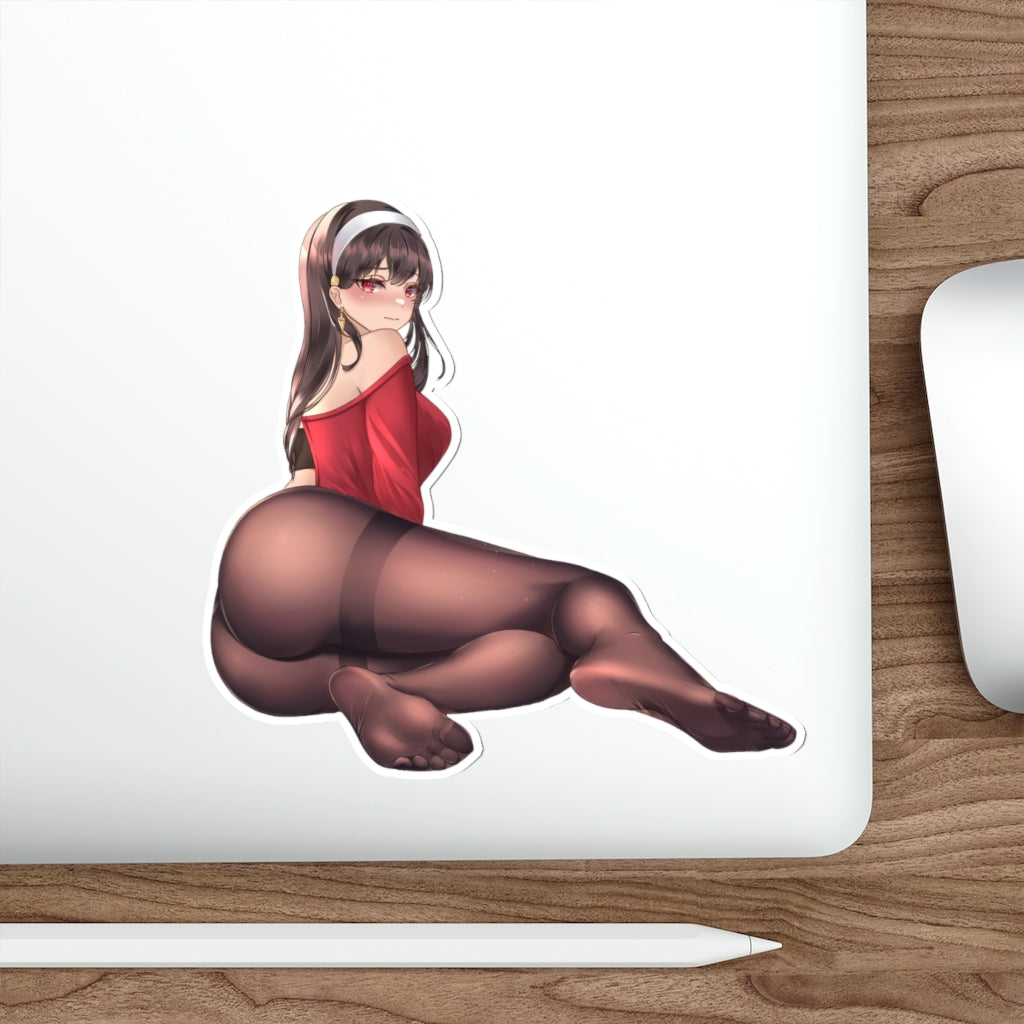 Yor Forger Sexy Pantyhose Spy X Family Waterproof Sticker - Ecchi Vinyl Decal