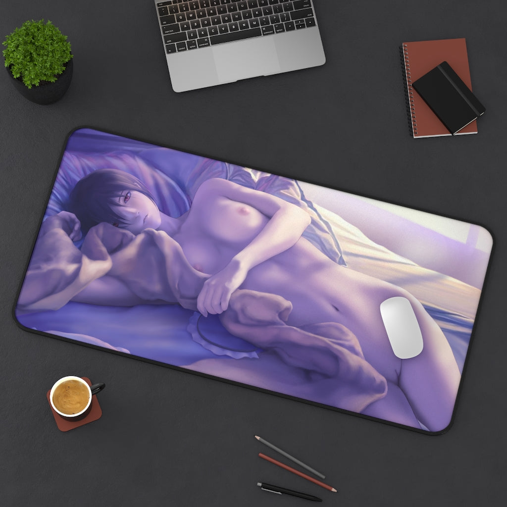 Nude Mary Devil Summoner Soul Hackers Desk Mat - Lewd Mousepad - Sexy Gaming Girl Playmat