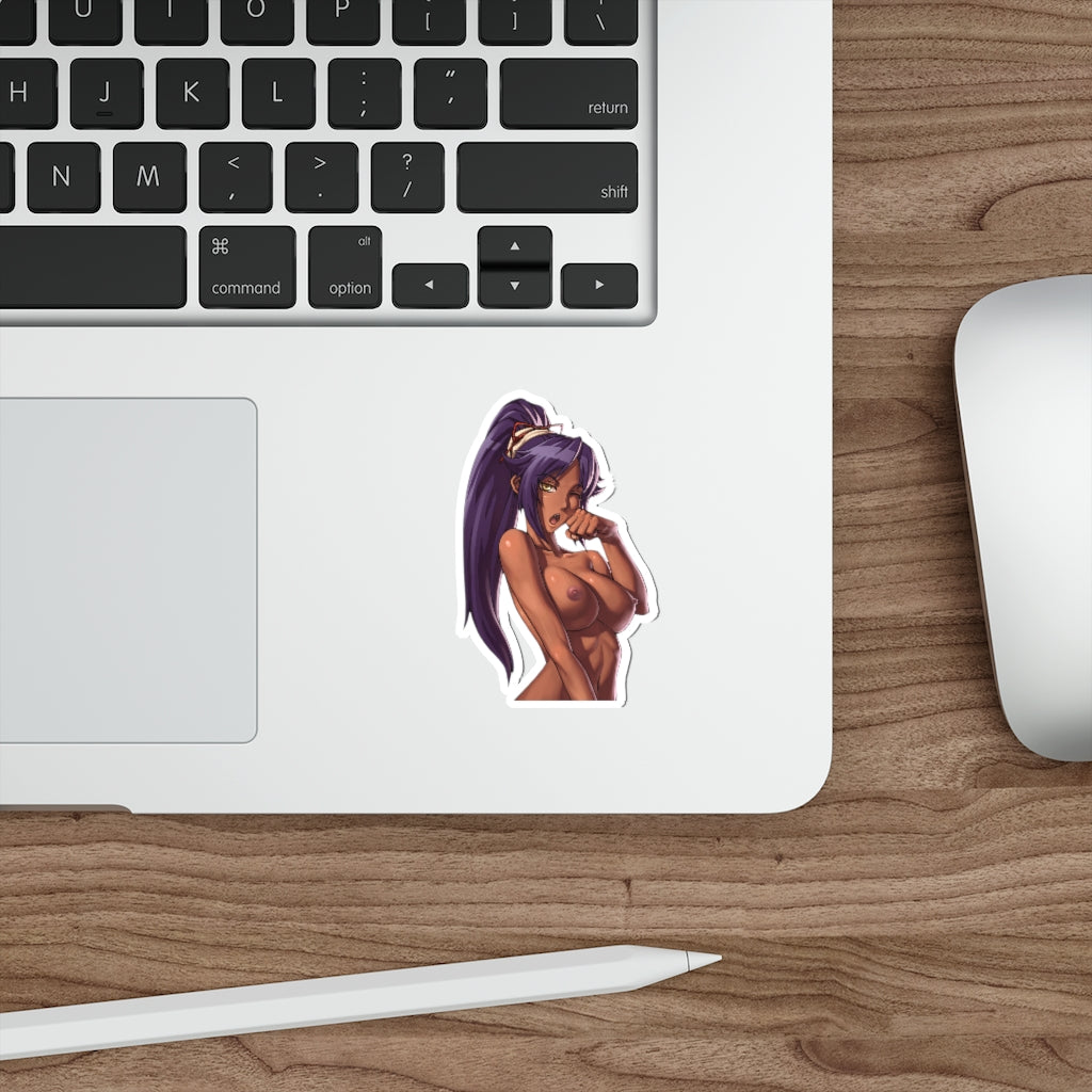 Topless Shihouin Yoruichi Bleach Waterproof Sticker - Ecchi Vinyl Decal