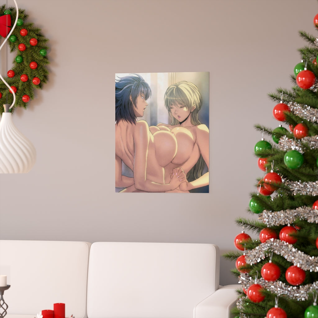 Nude Boobs Kai Harn and Sean Ari Bastard Hentai Poster - Lewd Premium Matte Vertical Poster - Adult Wall Art