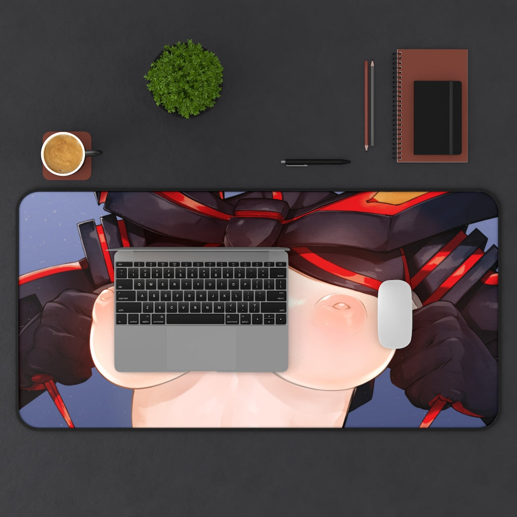 Kill La Kill Anime Tits Mousepad - Large Desk Mat - Ecchi Boobs Mouse Pad - Sexy Lewd Playmat