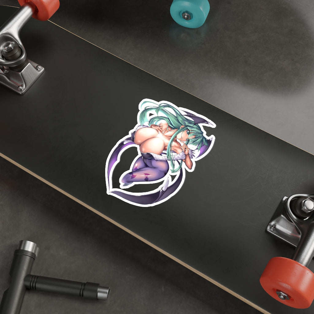 Morrigan Sexy Waterproof Vinyl Sticker - Large Ecchi Darkstalkers Decal