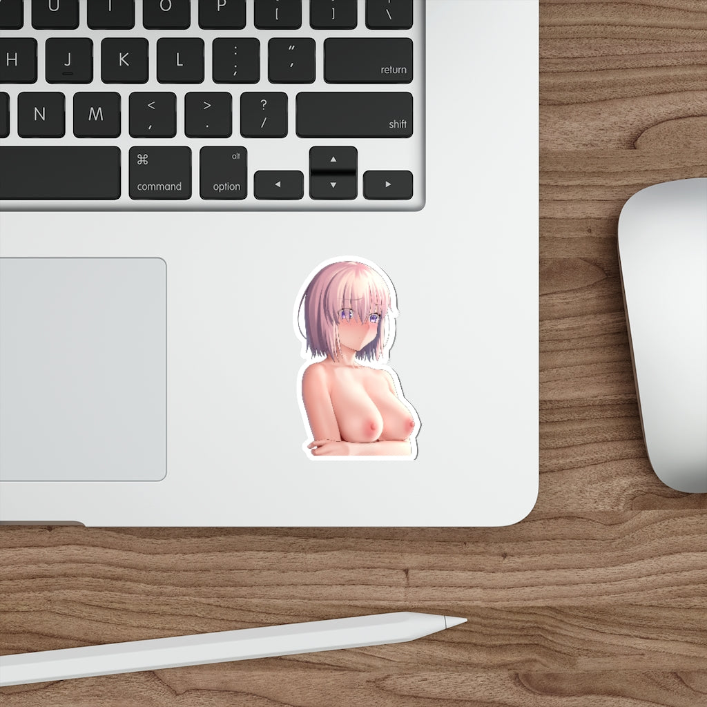 Topless Nude Tits Mash Kyrielight Fate Grand Order Waterproof Sticker - Ecchi Vinyl Decal