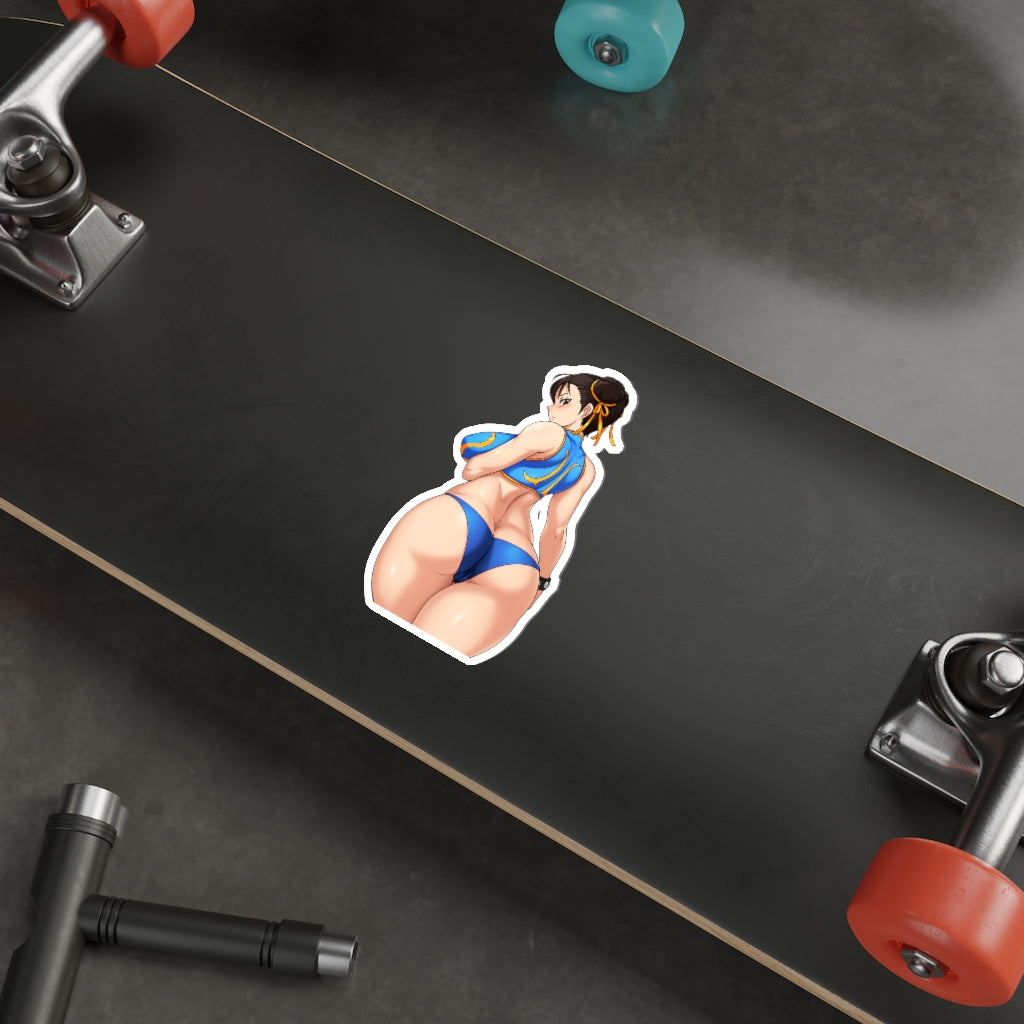 Big Butt Chun Li Waterproof Sticker - Ecchi Vinyl Decal