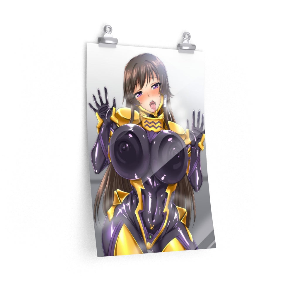 Takamura Yui Muvluv Boobs Press Poster - Lewd Premium Matte Vertical Poster - Adult Wall Art