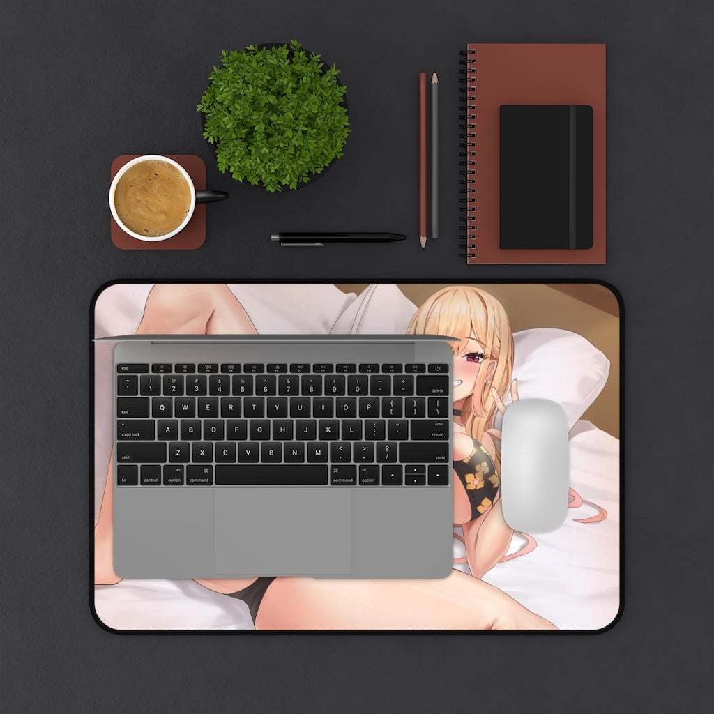 Big Tits Marin Bikini Sexy Cosplay Doll Desk Mat - Lewd Mousepad - Anime Girl Playmat