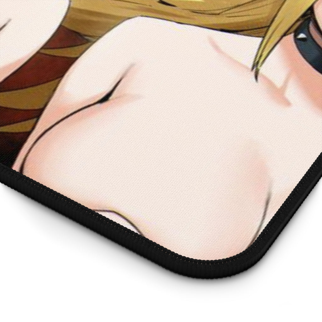 Demon Slave Big Tits Waifus Desk Mat - Non Slip Mousepad