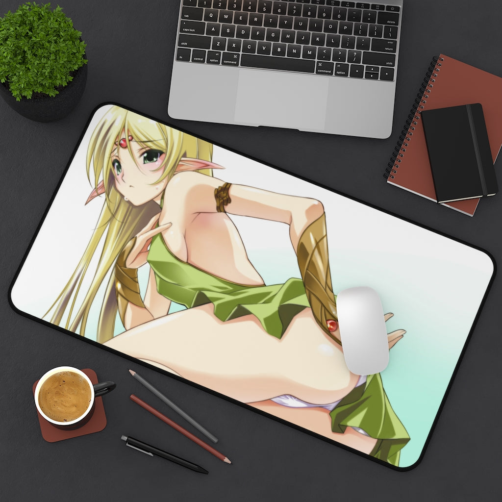 Record Of Lodoss War Ecchi Mousepad - Deedlit Panties Desk Mat - Sexy Anime Girl Playmat