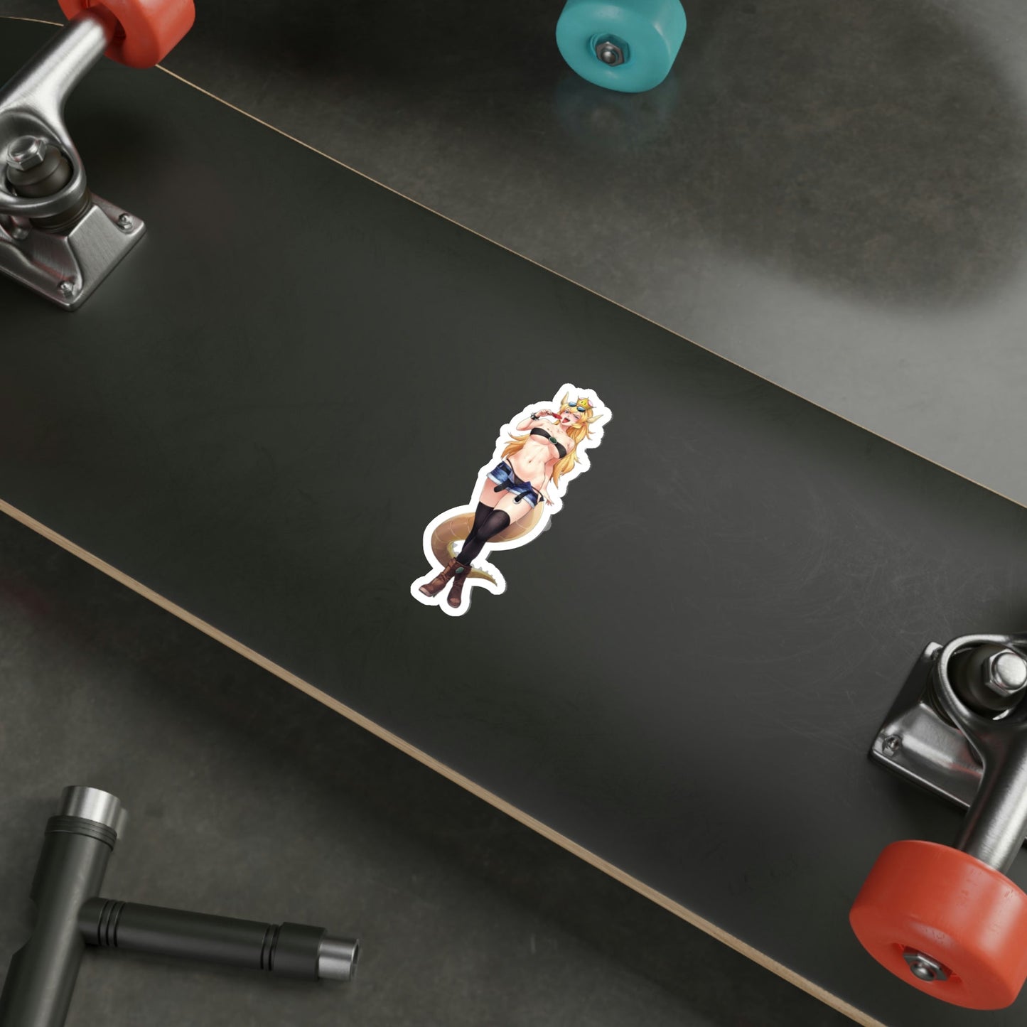 Sexy Bowsette Ice Cream Waterproof Sticker - Weatherproof Vinyl Car Decal