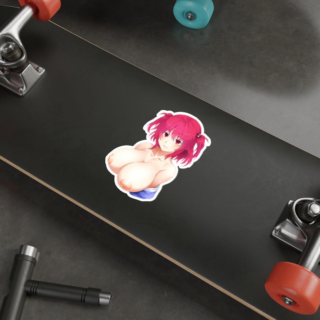 Touhou Koma Onozuka Topless Tits Waterproof Sticker - Ecchi Vinyl Decal