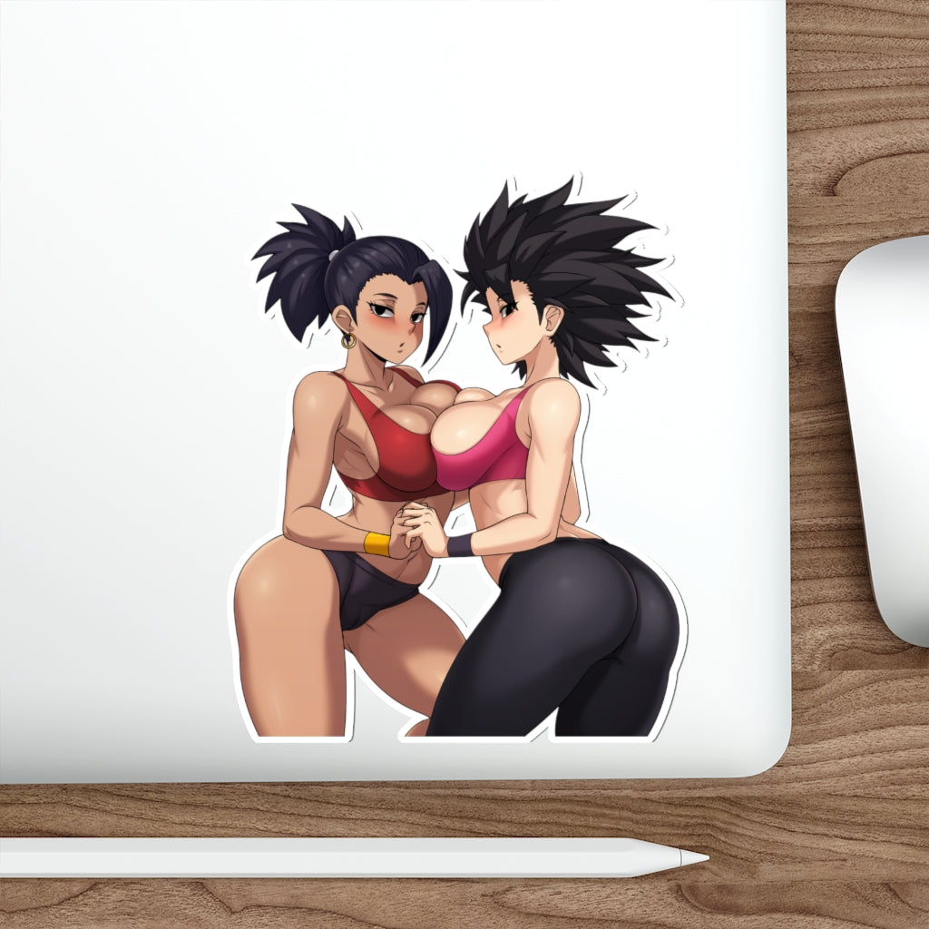 Dragon Ball Super Waterproof Sticker - Caulifla and Kale Ecchi Vinyl A –  K-Minded