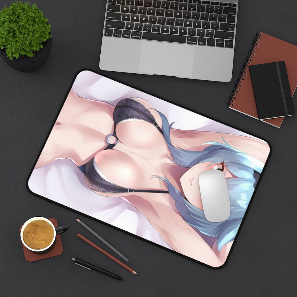 Genshin Impact Sexy Eula Lingerie Desk Mat - Non Slip Mousepad