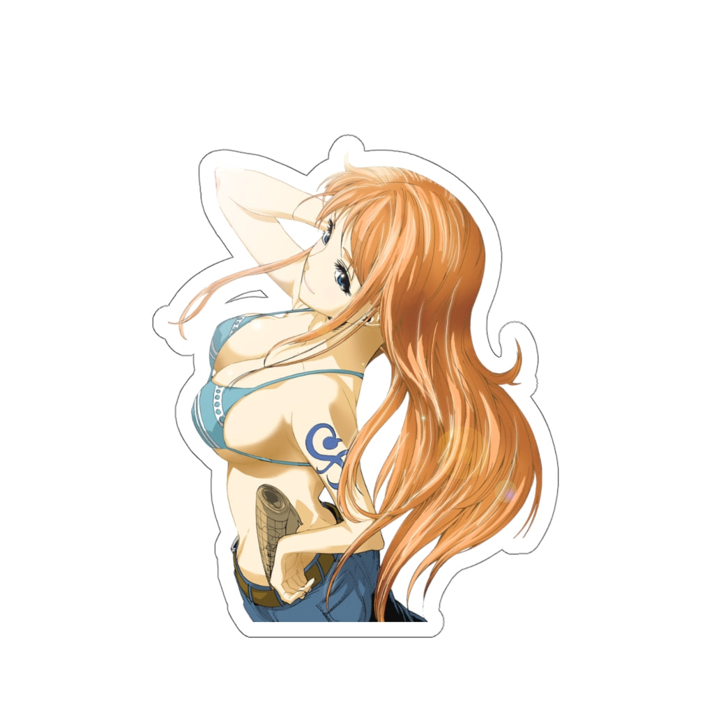 One Piece Anime Waterproof Sticker - Kawaii Nami Vinyl Car Decal