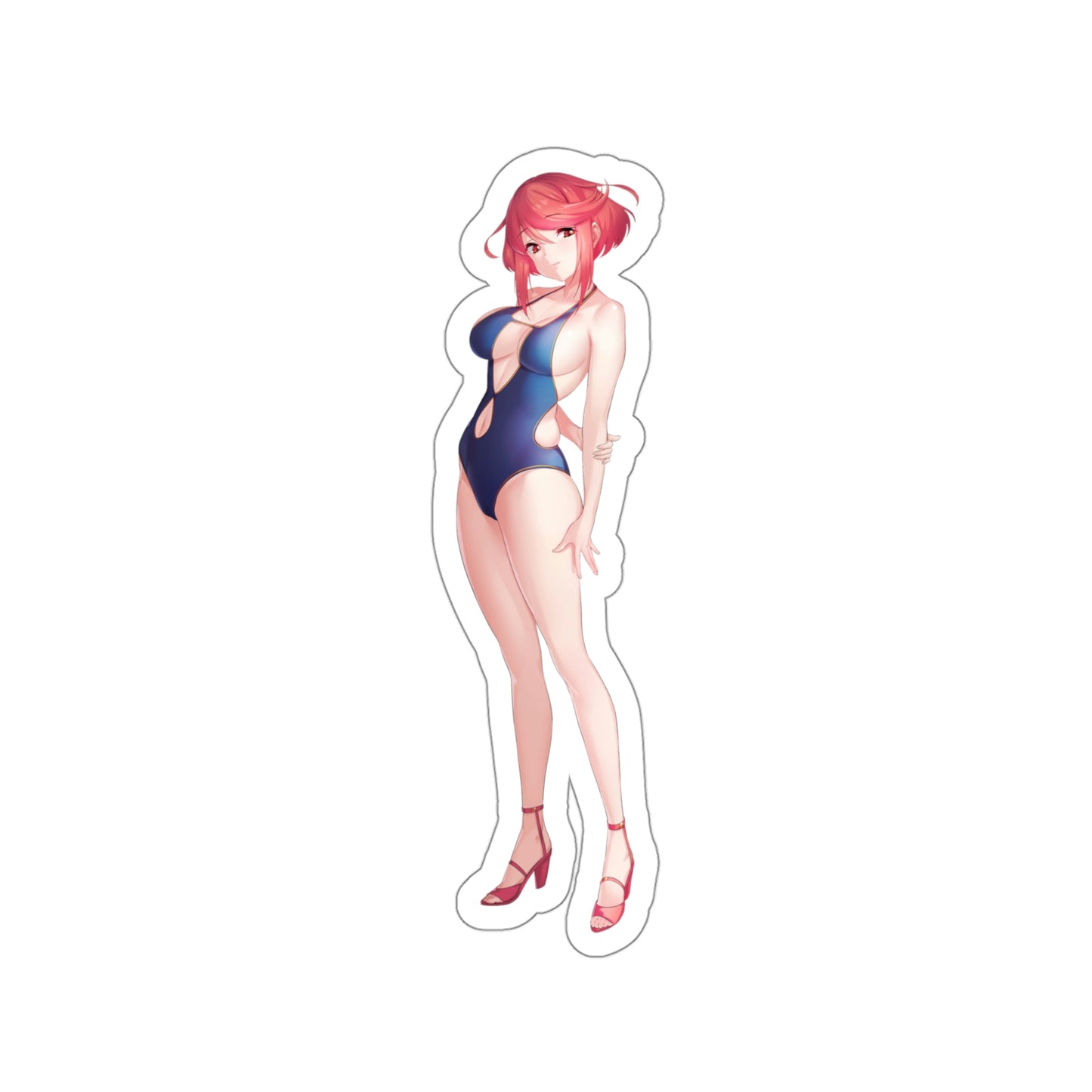 Xenoblade Pyra Sexy Legs Waterproof Sticker - Ecchi Vinyl Decal