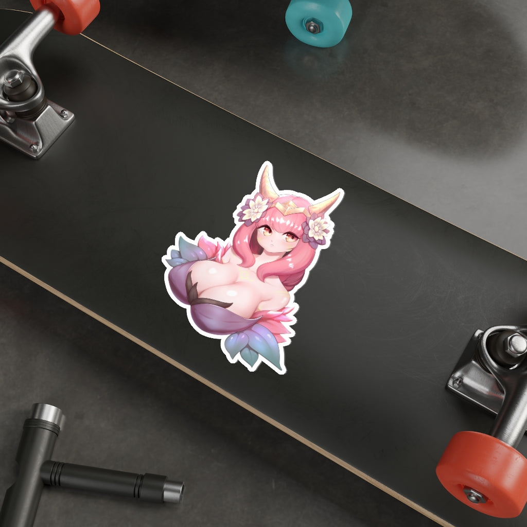 Ahri League of Legends Anime Boobs Waterproof Sticker - Ecchi Vinyl Decal